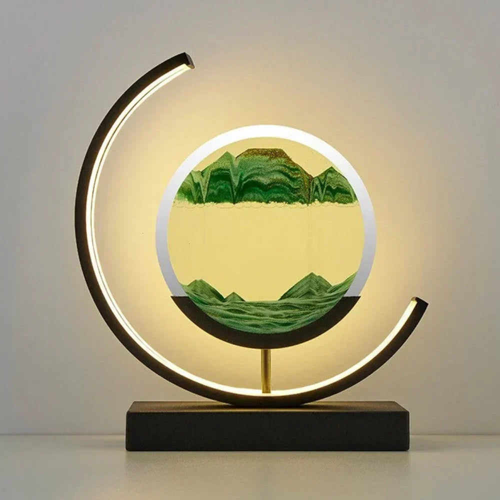 Bewegte Sand LED-Tischlampe – Beruhigende Atmosphäre & Sanfte Beleuchtung