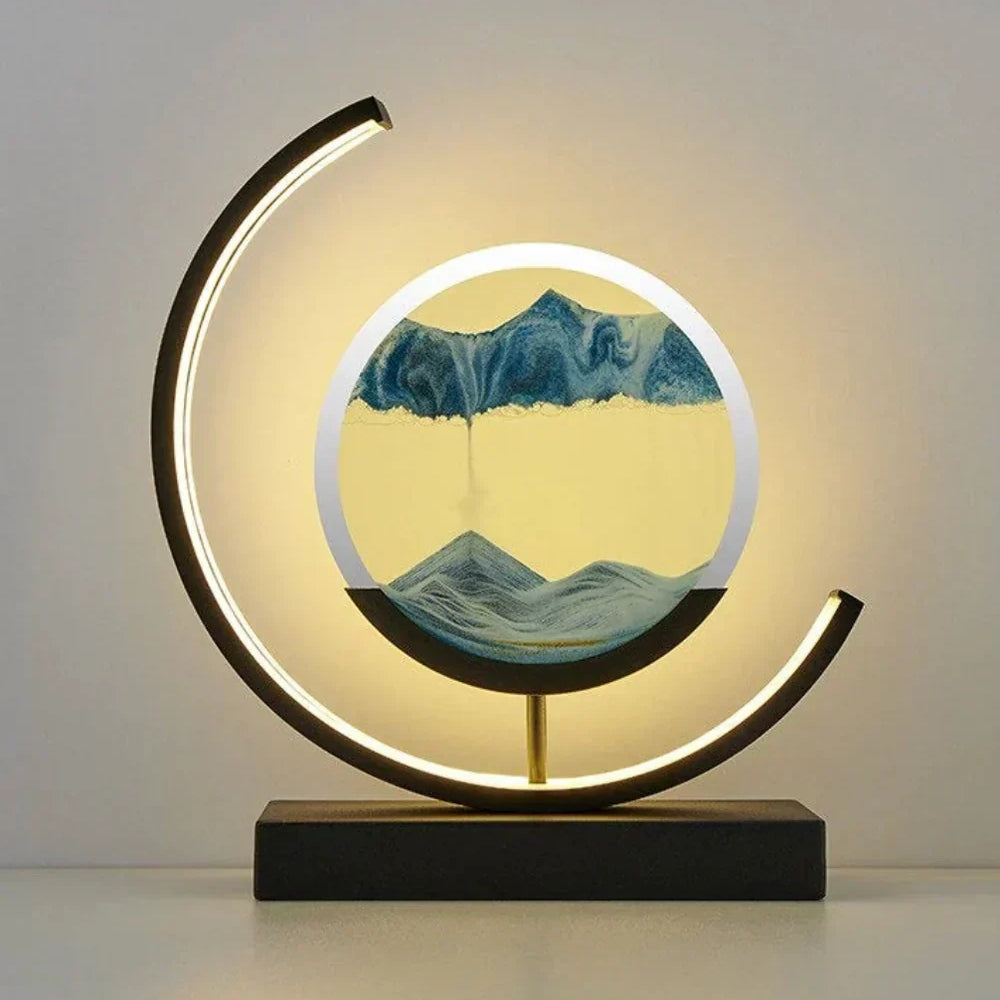 Bewegte Sand LED-Tischlampe – Beruhigende Atmosphäre & Sanfte Beleuchtung