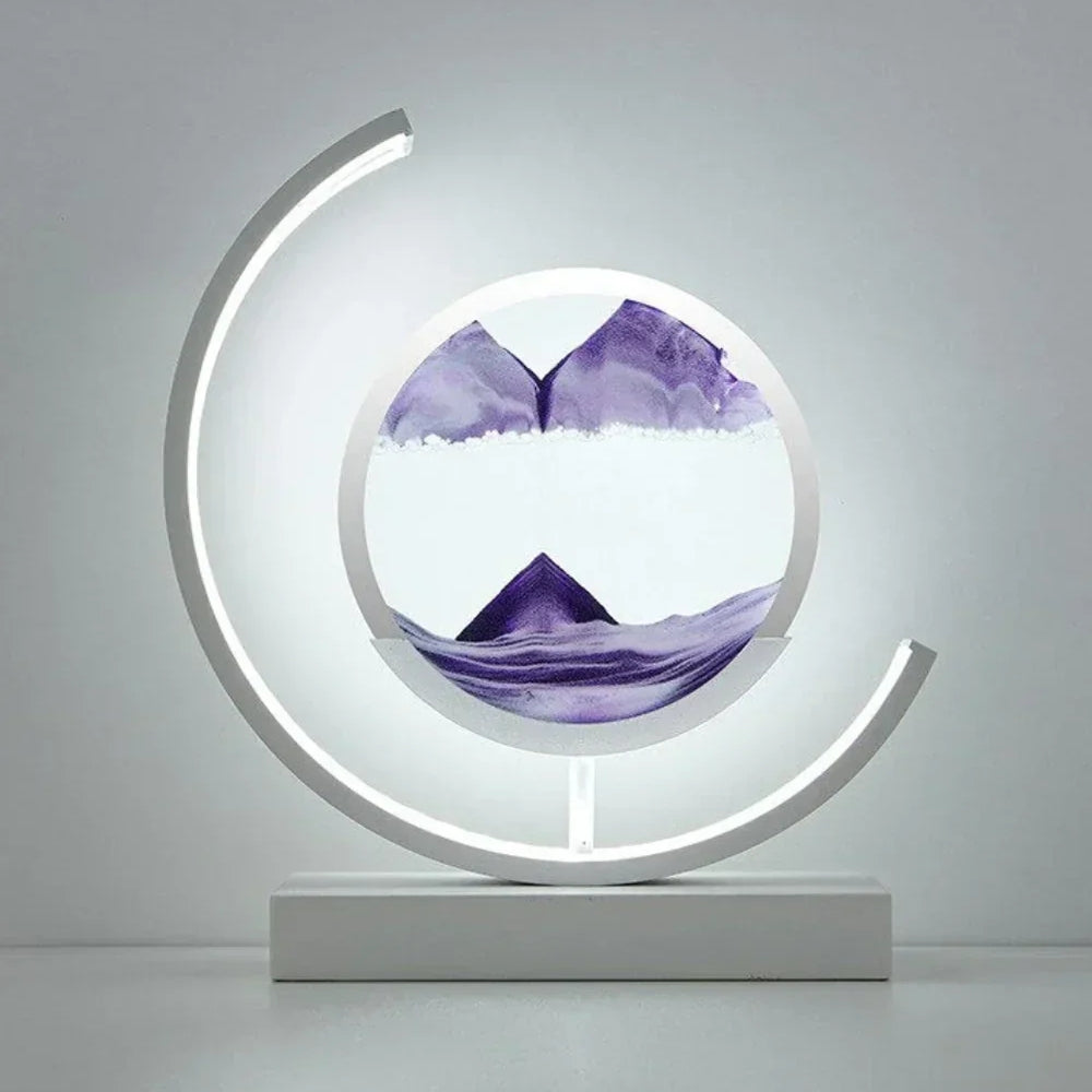 Bewegte Sand LED-Tischlampe – Beruhigende Atmosphäre & Sanfte Beleuchtung