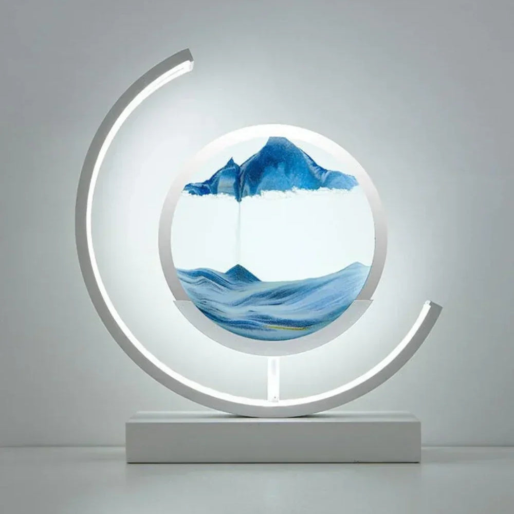 Bewegte Sand LED-Tischlampe – Beruhigende Atmosphäre & Sanfte Beleuchtung