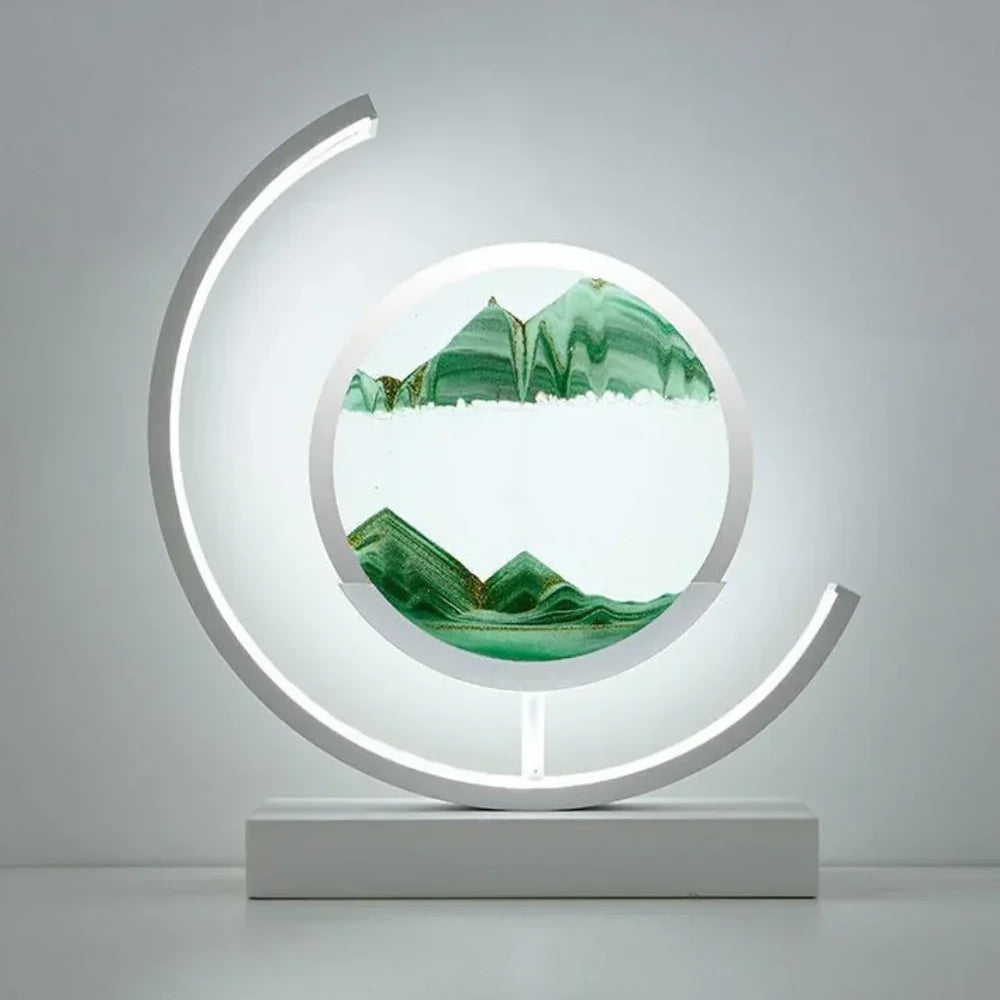 Bewegte Sand LED-Tischlampe – Beruhigende Atmosphäre & Sanfte Beleuchtung