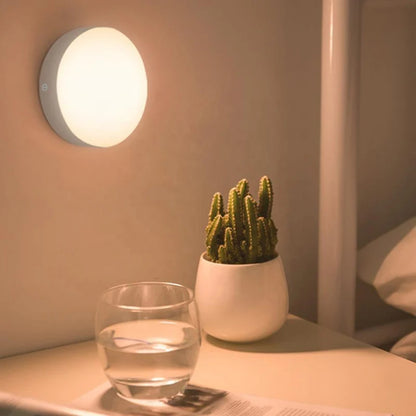 Bewegungsmelder-Wandleuchte - Kabelloses Nachtlicht mit automatischer Aktivierung