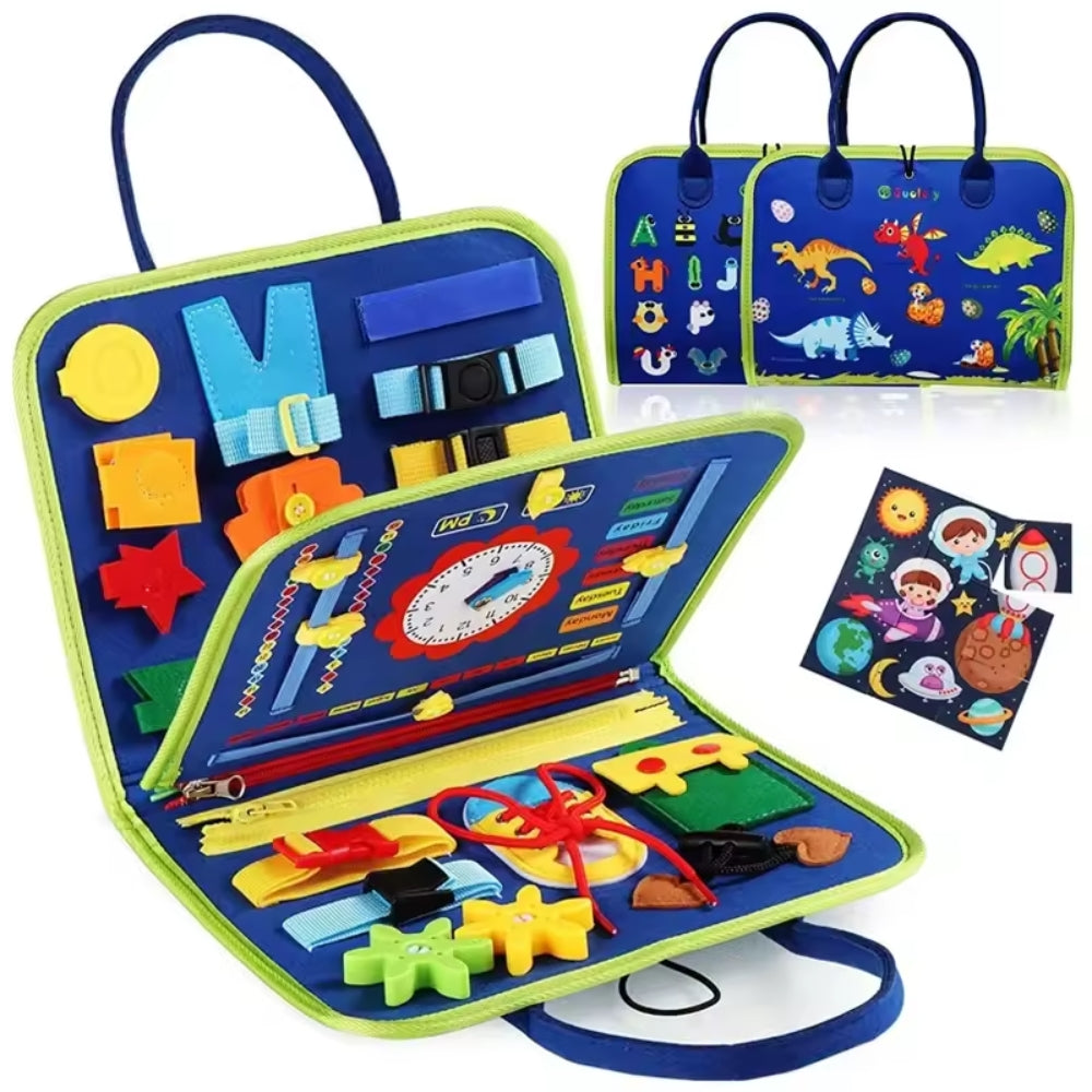 Bildungsreise-Spielzeugtasche – Interaktives Lernset für Kinder