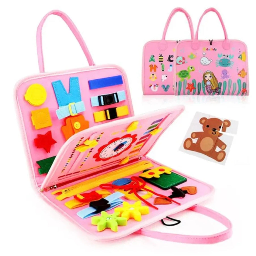 Bildungsreise-Spielzeugtasche – Interaktives Lernset für Kinder