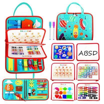 Bildungsreise-Spielzeugtasche – Interaktives Lernset für Kinder