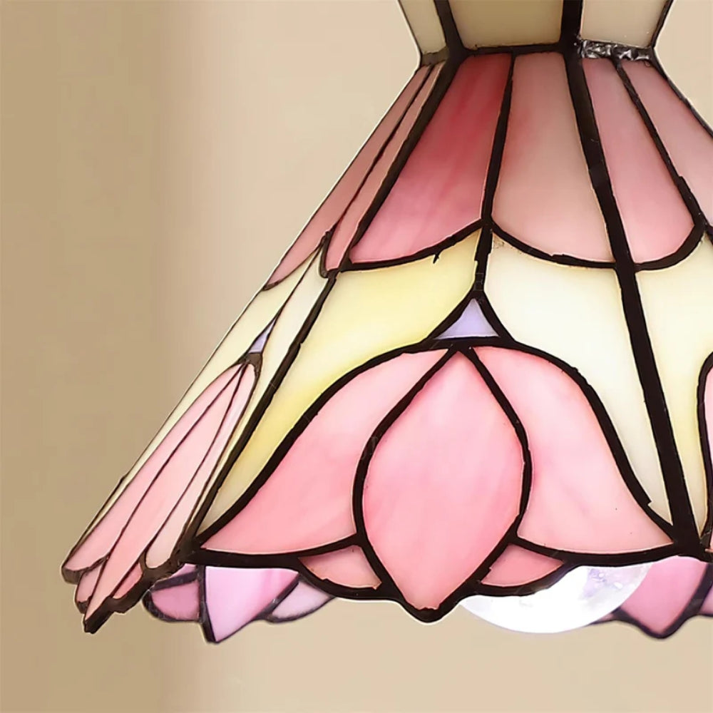 Blumen Glas Pendelleuchte - Weich Blüte Hängelampe