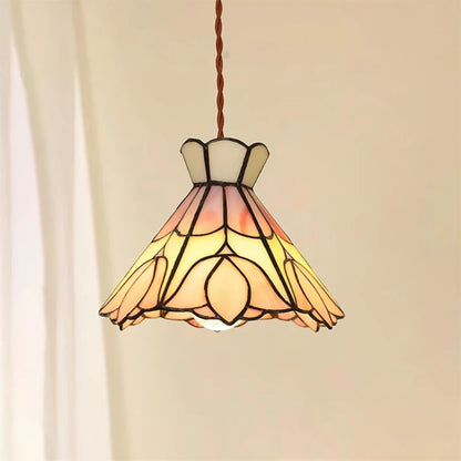 Blumen Glas Pendelleuchte - Weich Blüte Hängelampe