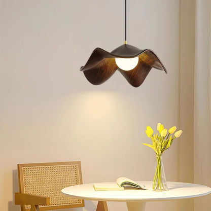 Blumen Muster Pendelleuchte - Hängelampe mit verstellbarem Kabel