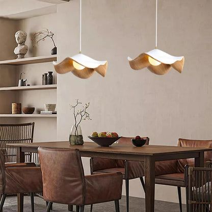 Blumen Muster Pendelleuchte - Hängelampe mit verstellbarem Kabel