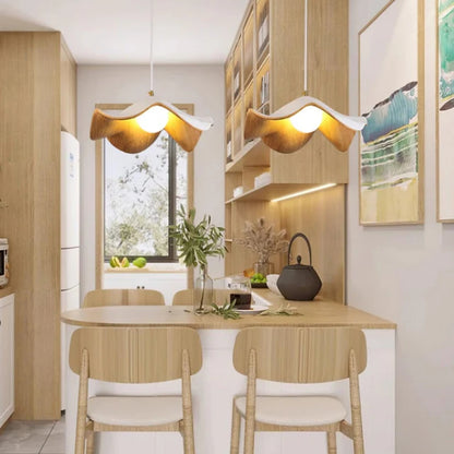 Blumen Muster Pendelleuchte - Hängelampe mit verstellbarem Kabel