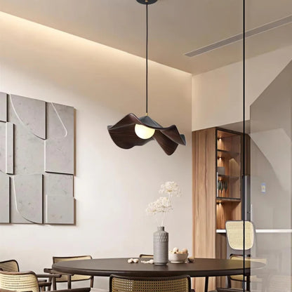 Blumen Muster Pendelleuchte - Hängelampe mit verstellbarem Kabel