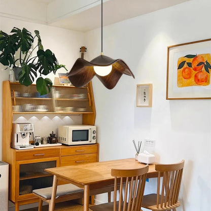 Blumen Muster Pendelleuchte - Hängelampe mit verstellbarem Kabel