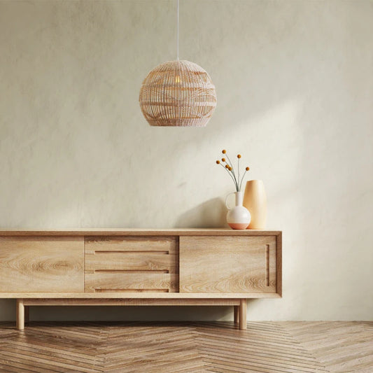 Cremefarbene Pendelleuchte - Innenleuchte mit Schutzart IP20