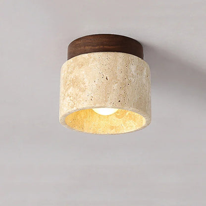 Deckenlampe im Cream-Stil - Japanisch inspiriertes Leuchtendesign