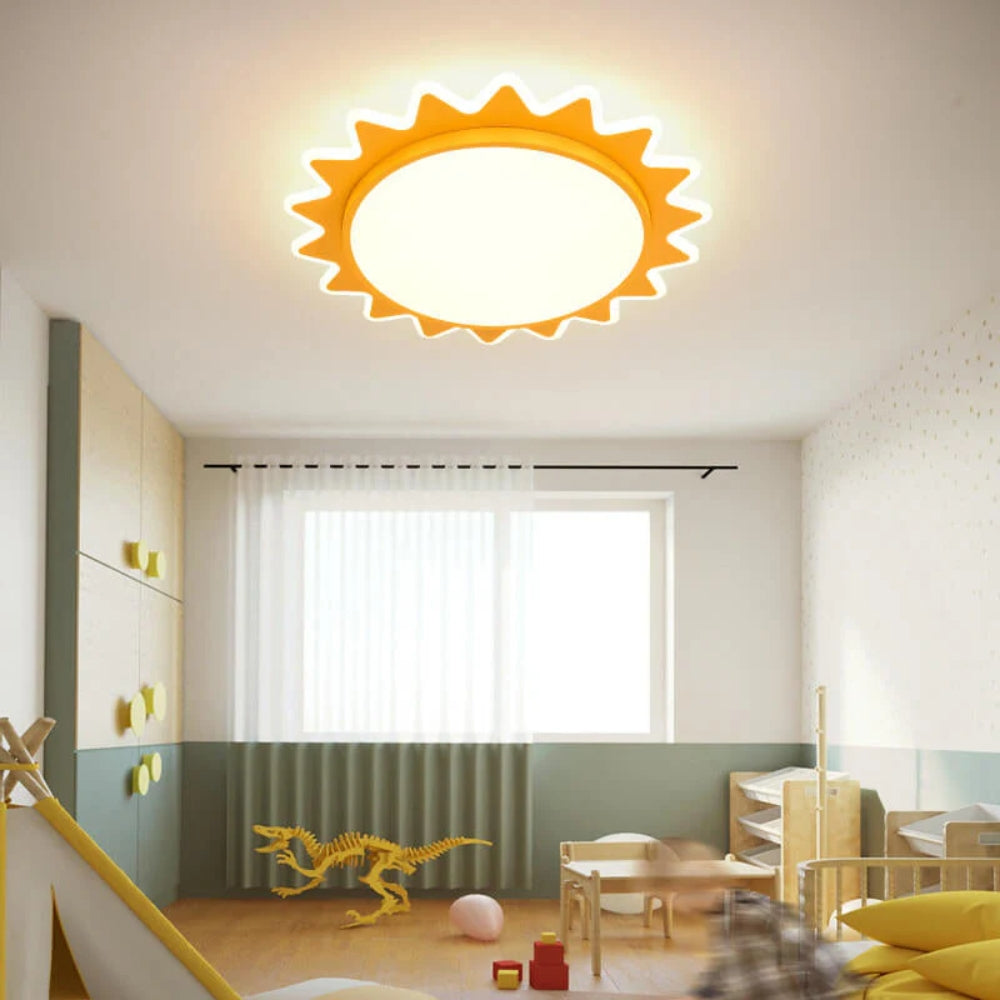 Deckenleuchte in Sonnenform für Kinder – LED-Deckenlampe zur Direktmontage