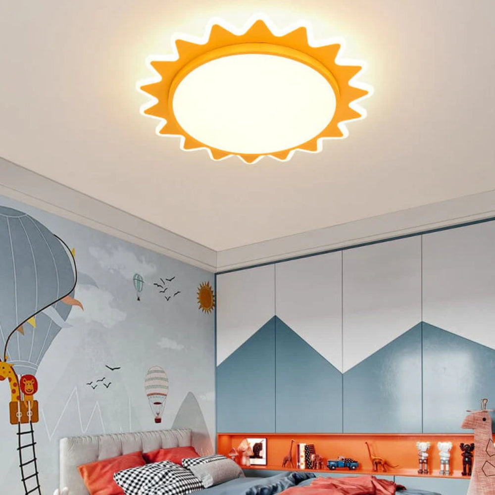 Deckenleuchte in Sonnenform für Kinder – LED-Deckenlampe zur Direktmontage
