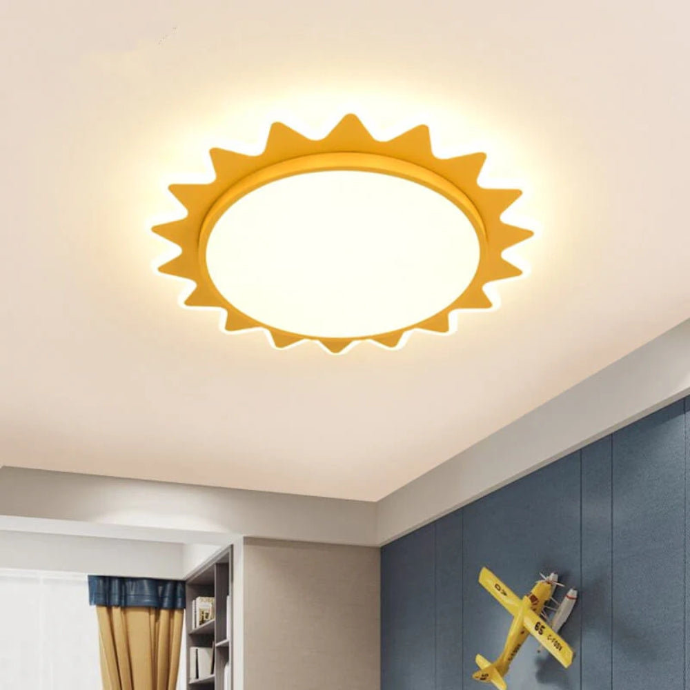 Deckenleuchte in Sonnenform für Kinder – LED-Deckenlampe zur Direktmontage