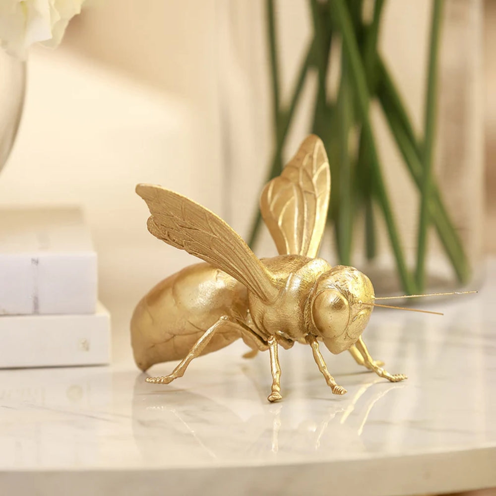 Dekorative Bienenfigur - Einzigartiges strukturiertes Design für Ihr Zuhause
