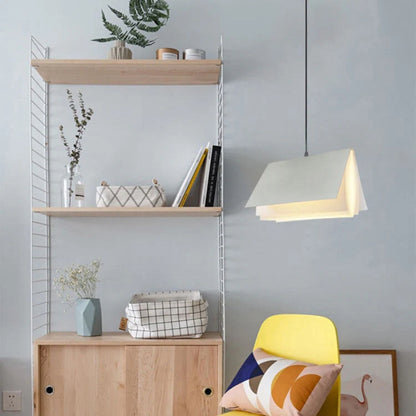 Dekorative Buch-Pendelleuchte – 1-Flammige Verstellbare Deckenleuchte