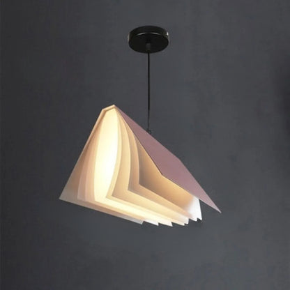 Dekorative Buch-Pendelleuchte – 1-Flammige Verstellbare Deckenleuchte