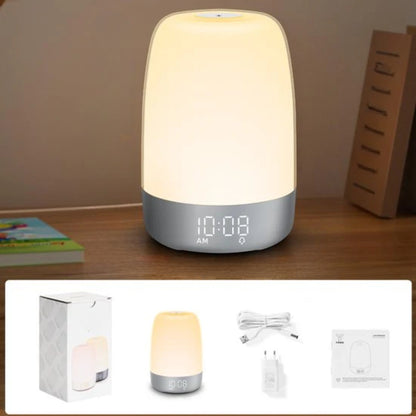 Dimmbarer Lichtwecker - wiederaufladbar mit mehreren Tonoptionen