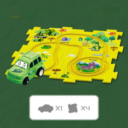 DIY Rennstrecke - Baubares Auto Lernspielzeug für Kinder