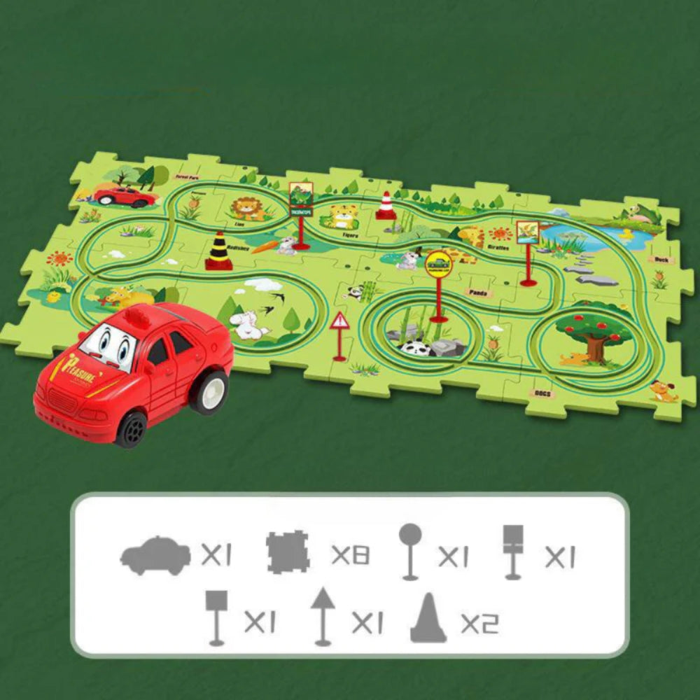 DIY Rennstrecke - Baubares Auto Lernspielzeug für Kinder