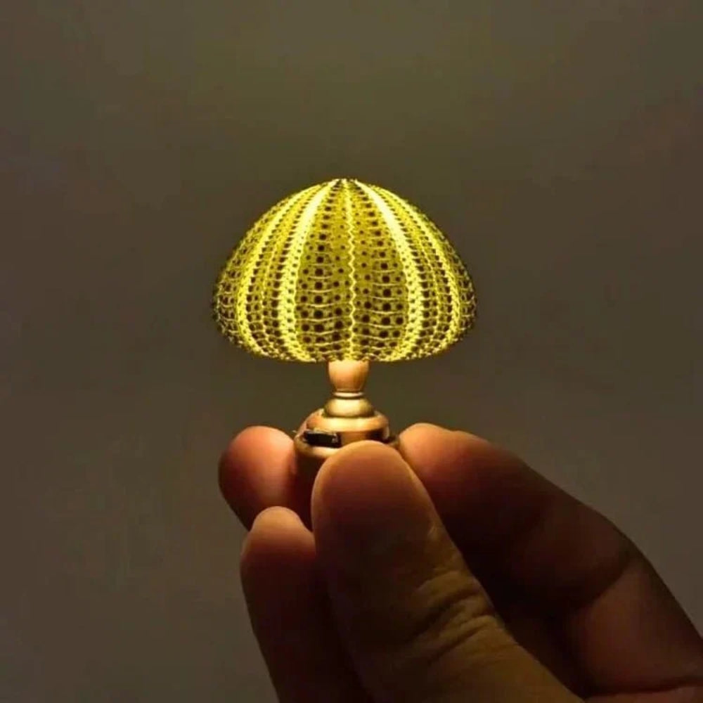 DIY Sea Urchin Tischlampe - Craft Your Own Coastal Glow Nachtlicht