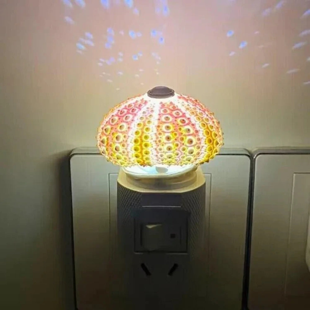 DIY Sea Urchin Tischlampe - Craft Your Own Coastal Glow Nachtlicht
