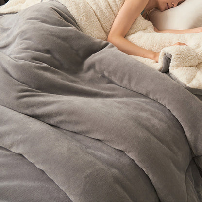 Doppelseitige Winterdecke – Zweiseitiges Design für Schlafzimmer und Wohnzimmer