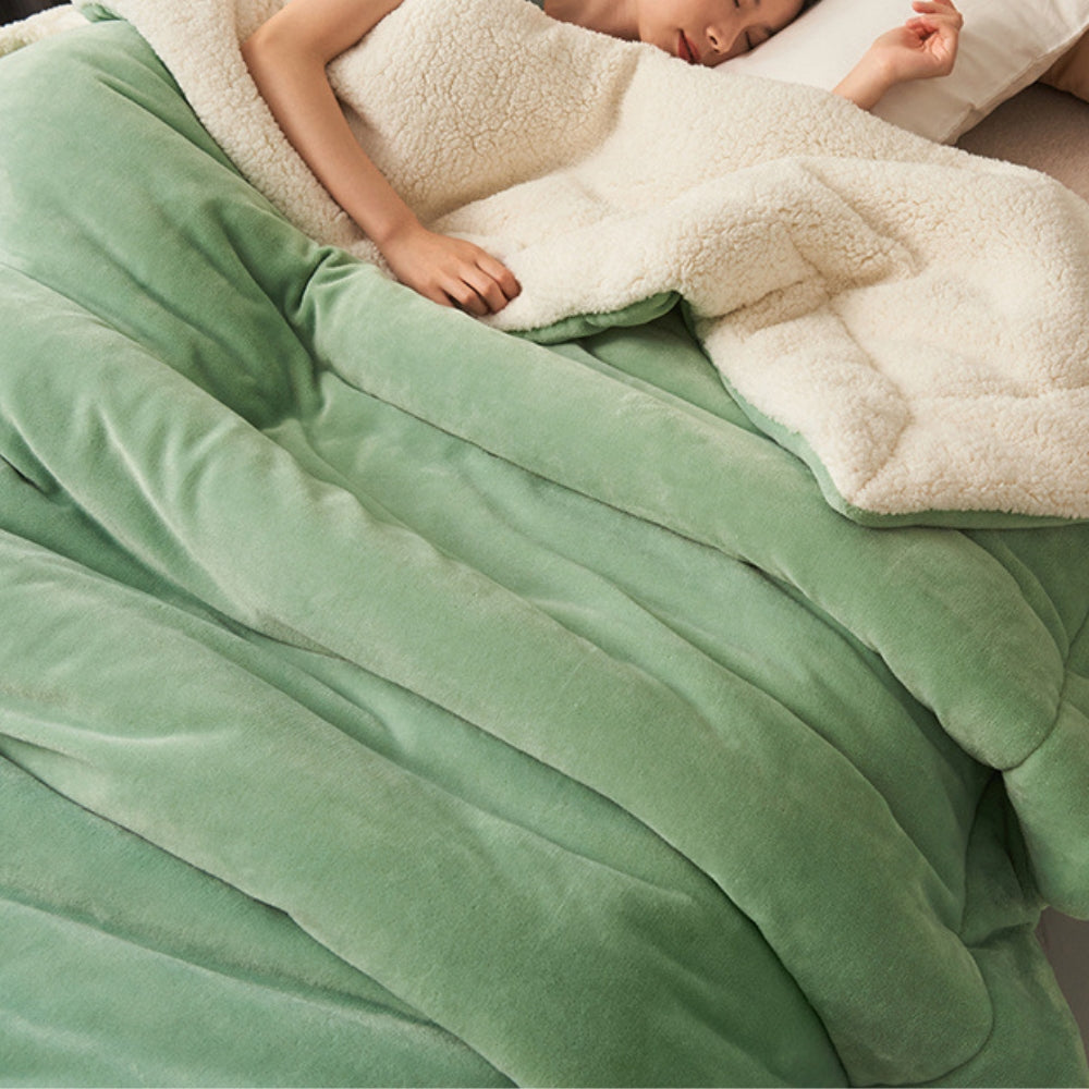 Doppelseitige Winterdecke – Zweiseitiges Design für Schlafzimmer und Wohnzimmer