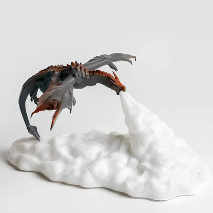 Drachenflammen-Nachtlicht - 3D-gedruckte LED-Lampe