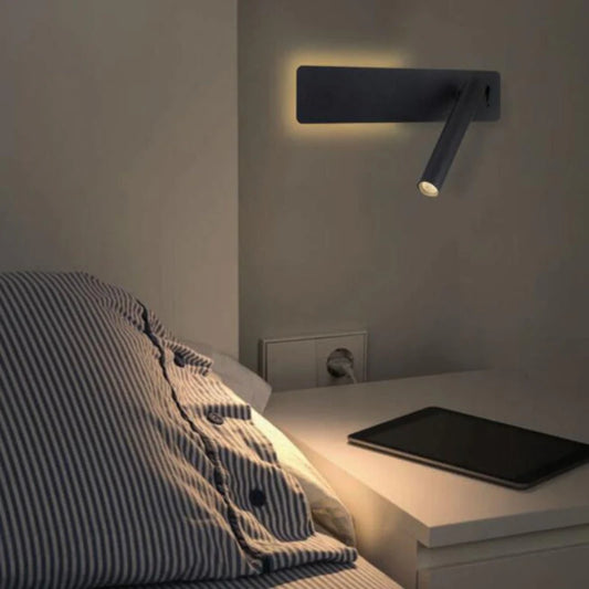 Drehbare LED-Lesewandleuchte – 360° schwenkbare Nachttischlampe