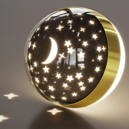 Dreifarbige LED-Wandleuchte – Nachtlicht im Astronauten-Design für Kinder