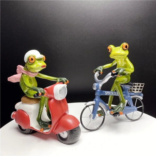 Einzigartige Frosch-Skulpturen - Dekofiguren für Heim und Büro