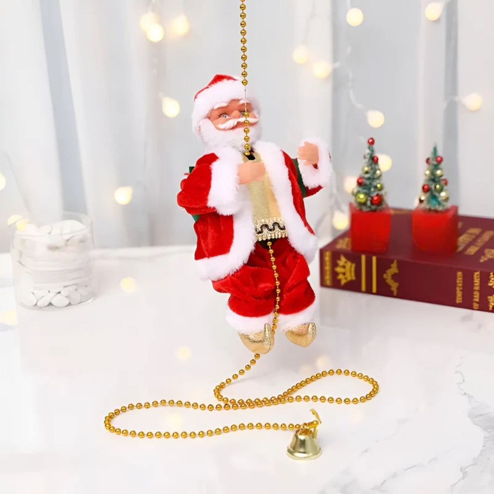 Elektrischer Kletternder Seil-Santa – Festliche Weihnachtsdekoration mit Bewegung