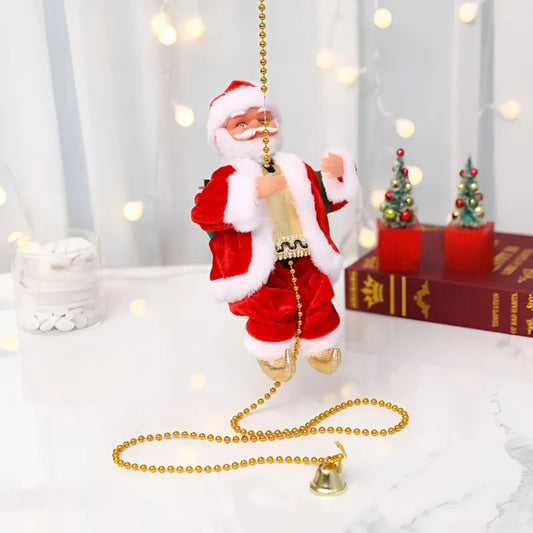 Elektrischer Kletternder Seil-Santa – Festliche Weihnachtsdekoration mit Bewegung