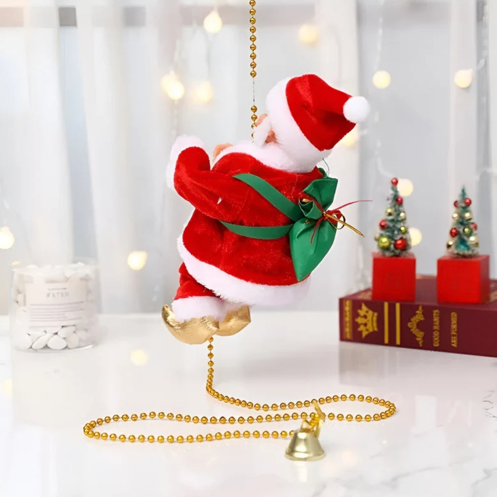 Elektrischer Kletternder Seil-Santa – Festliche Weihnachtsdekoration mit Bewegung