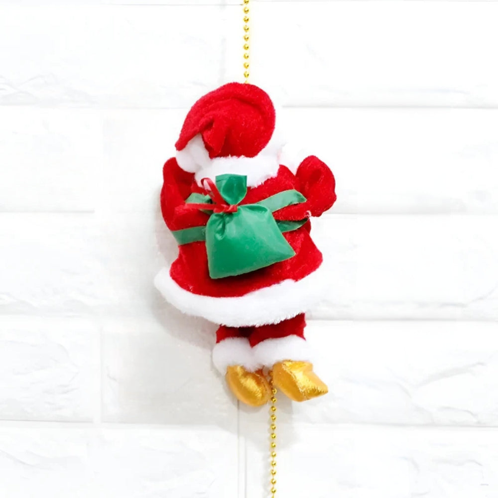Elektrischer Kletternder Seil-Santa – Festliche Weihnachtsdekoration mit Bewegung