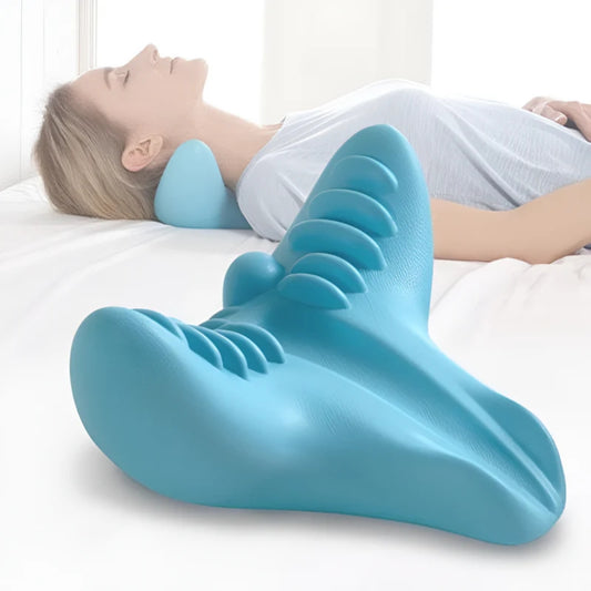 Ergonomische Nackenkissen - Dehnung und Entspannung
