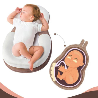 Ergonomisches Liegekissen für Neugeborene - Rückenschlaf und Komfort für Babys