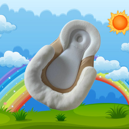 Ergonomisches Liegekissen für Neugeborene - Rückenschlaf und Komfort für Babys