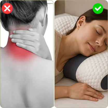 Ergonomisches Nackenkissen aus Speicher-Schaum - Konturierter Komfort