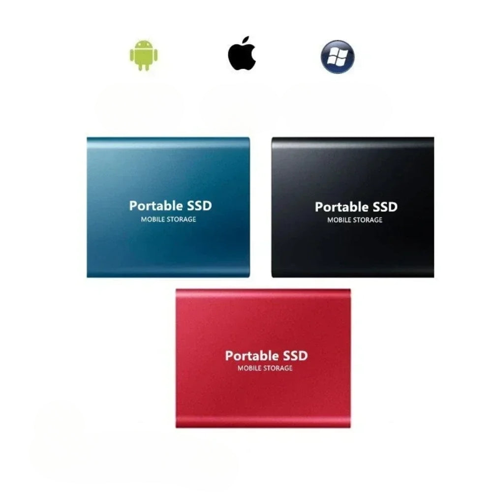 Externe Hochgeschwindigkeits-SSD 2TB - schneller Dateispeicher für Laptop und Desktop