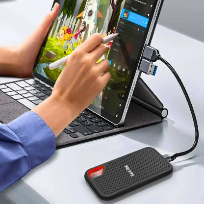 Externes Solid State-Laufwerk 2TB - USB 3.1 Hochgeschwindigkeits-Speicher