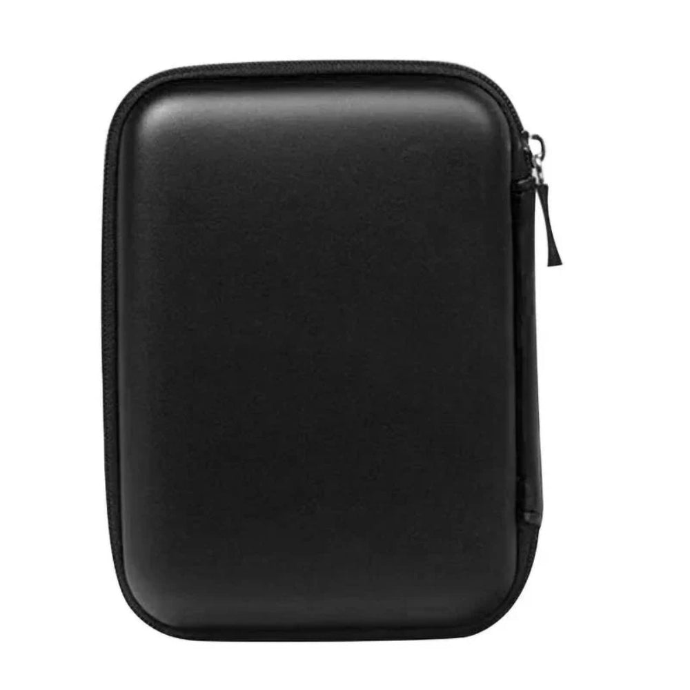 Festplatten-Schutzhülle - kratzfest mit Kabeltasche