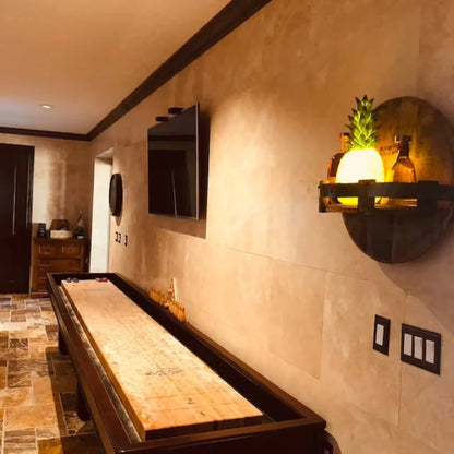 Flaschenregal für die Wandmontage - Whiskey- oder Bourbon-Sammlungen