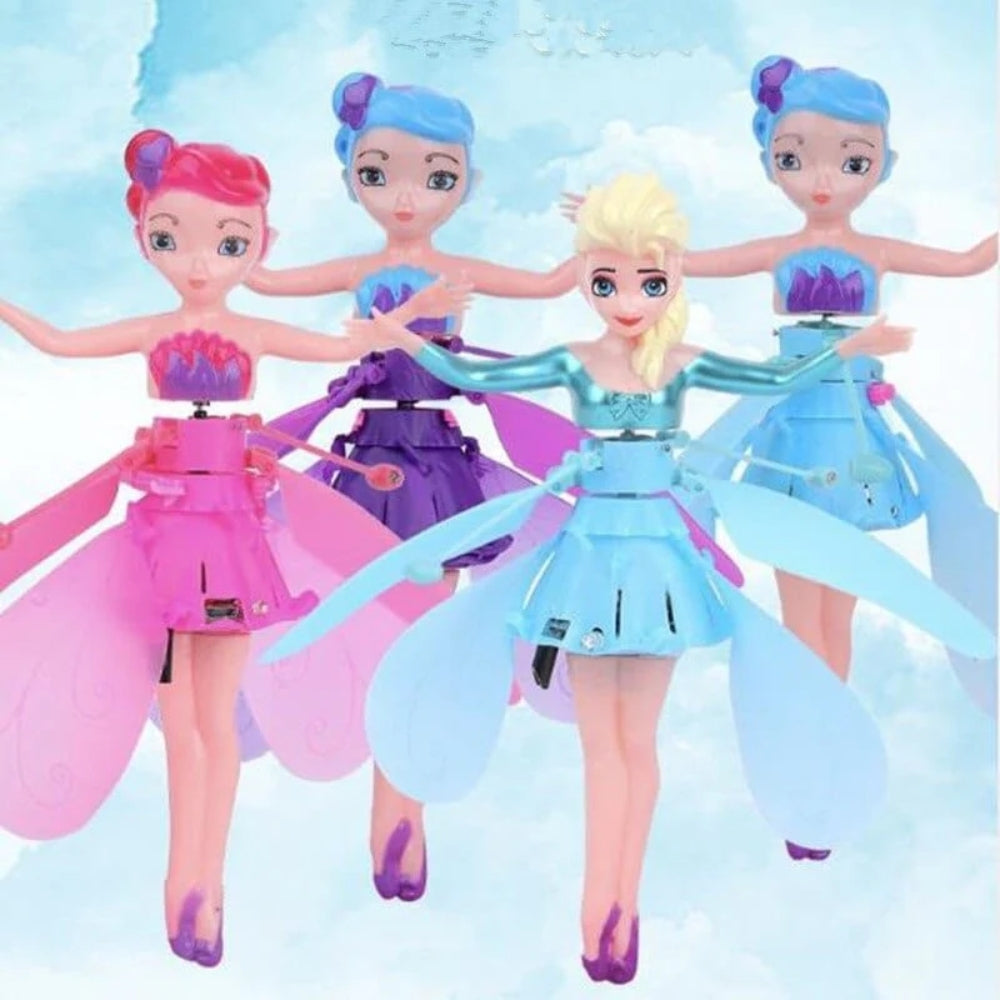 Fliegende Fee - Interaktive, leuchtende Schwimmend mit Geräuschen für Kinder