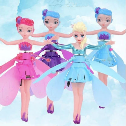 Fliegende Fee - Interaktive, leuchtende Schwimmend mit Geräuschen für Kinder