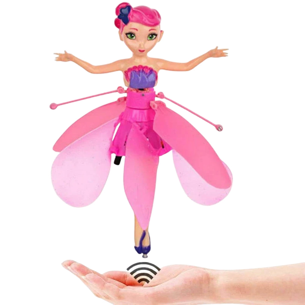 Fliegende Fee - Interaktive, leuchtende Schwimmend mit Geräuschen für Kinder